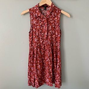 Floral collared dress